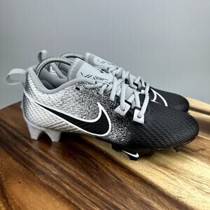 Nike Vapor Edge Speed 360 2 Men's Sz 8.5 Football Cleats Silver Black DA5455-003